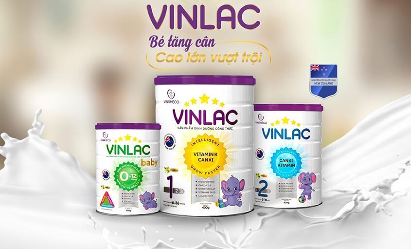 Sữa Vinlac là thương hiệu sữa Việt thuộc tập đoàn VitaDiary
