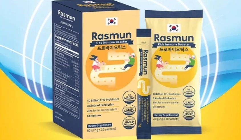 Men vi sinh Rasmun Probiotics bổ sung lợi khuẩn 30 gói (từ 1 tuổi)