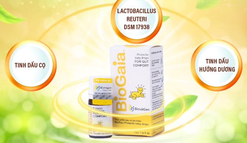Siro BioGaia Protectics Baby Drops hỗ trợ cải thiện hệ vi sinh đường ruột 5 ml (từ 0 tháng)