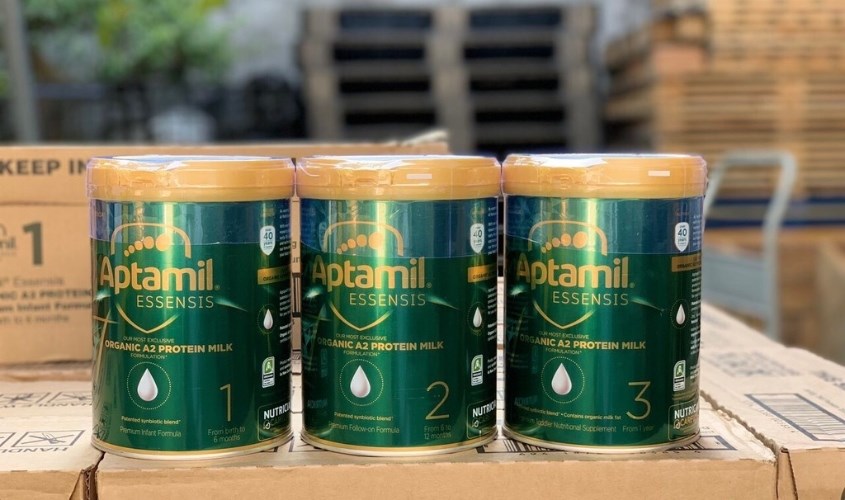 Sữa Aptamil Essensis là dòng sản phẩm cao cấp thuộc thương hiệu Aptamil