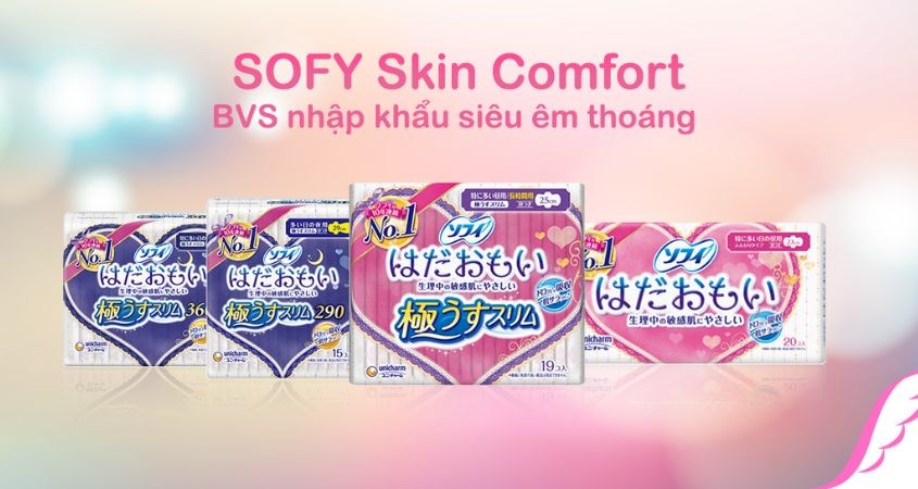 Băng vệ sinh ban ngày Sofy Siêu Êm Thoáng có cánh 8 miếng