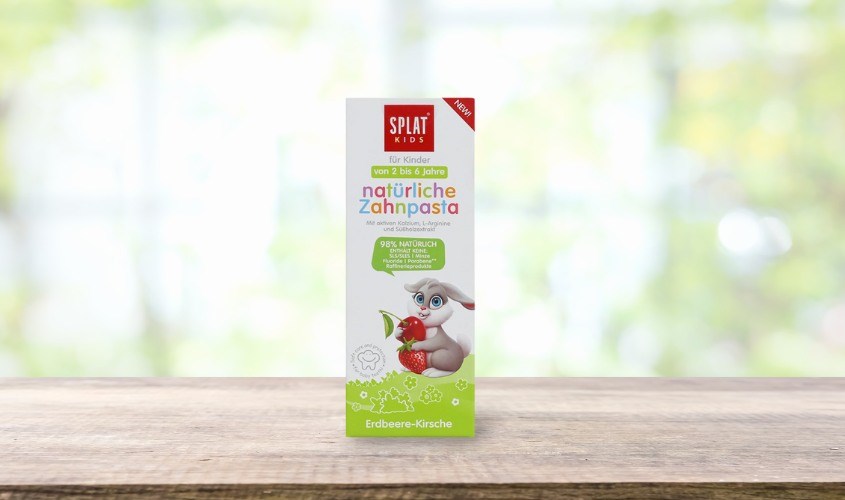 Kem đánh răng cho bé từ 2 - 6 tuổi Splat Kids hương dâu 50 ml Kem đánh răng cho bé từ 2 - 6 tuổi Splat Kids hương dâu 50 ml