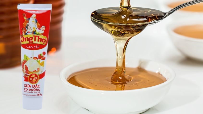 Sữa đặc Vinamilk Ông Thọ đỏ tuýp 165g Sữa đặc Vinamilk Ông Thọ đỏ tuýp 165g