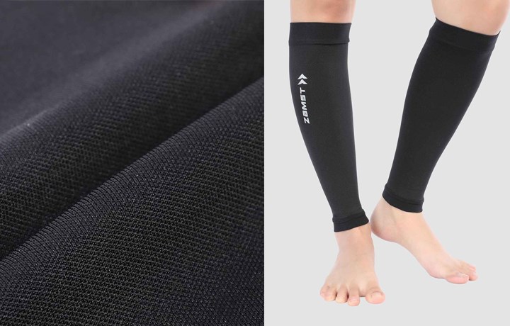 Băng Ống Chân ZAMST Calf Sleeve - Chất liệu Nylon và Elastane