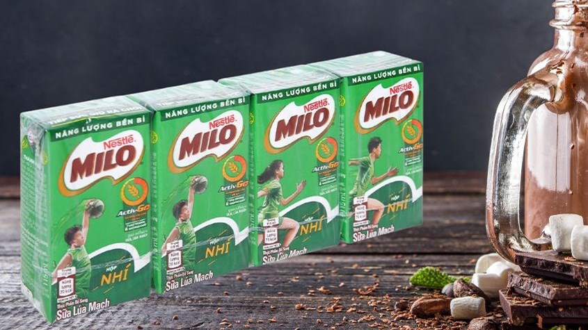 Lốc 4 hộp thức uống lúa mạch Nestlé Milo 115 ml