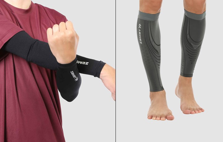 Xu hướng dùng băng hỗ trợ tập luyện ở ống tay và ống chân