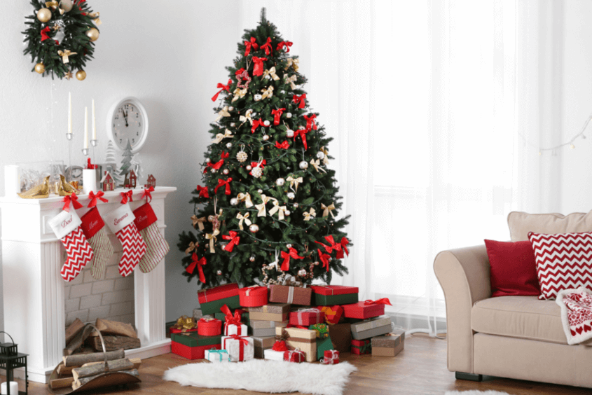 Trang trí cây thông noel theo kiểu cổ điển được nhiều gia đình áp dụng