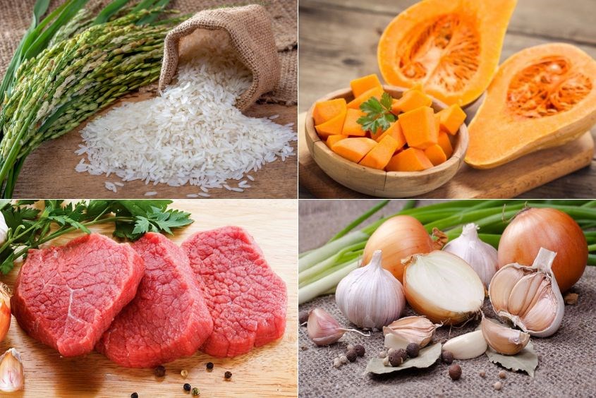 Món ăn dặm từ bí đỏ và thịt bò cho bé hấp dẫn