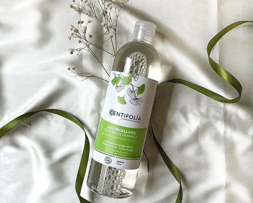 Nước Tẩy Trang Centifolia Chiết Xuất Lá Bạch Quả 500ml Micellar Water