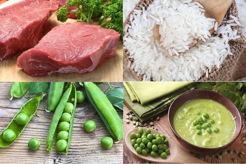 Công thức cháo thịt heo cho bé và đậu Hà lan thơm ngon