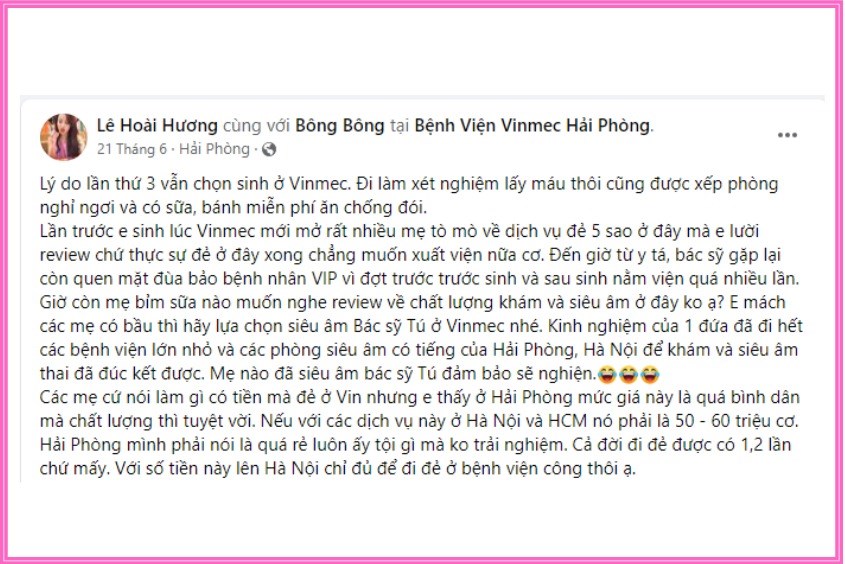 Kinh nghiệm đi sinh ở Vinmec