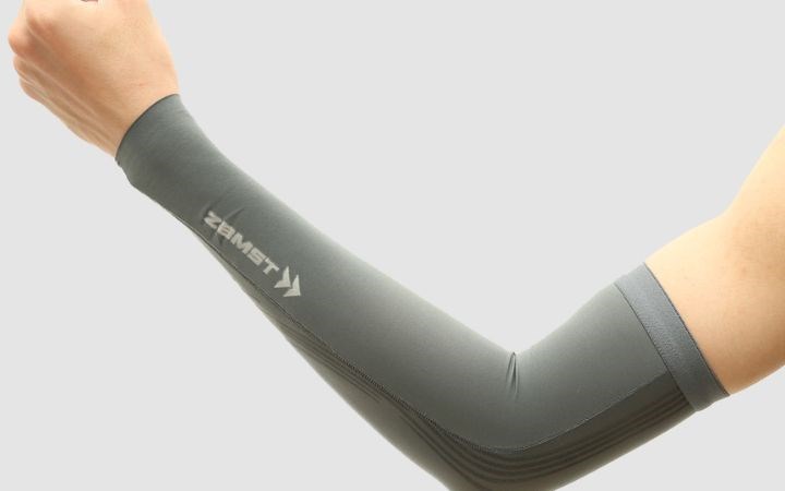 Băng Ống Tay Tập Luyện Unisex ZAMST Pressione Arm - Xám