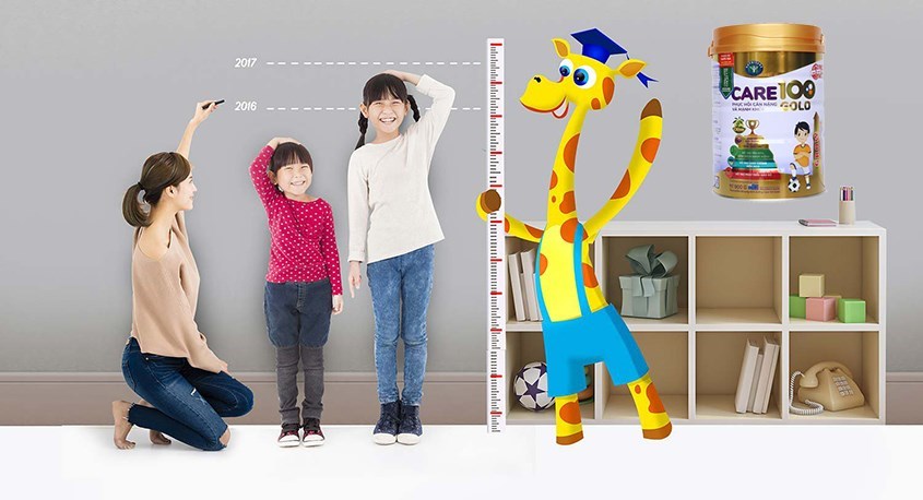 Sữa Care 100 Gold dành cho trẻ suy dinh dưỡng, biếng ăn, thấp còi