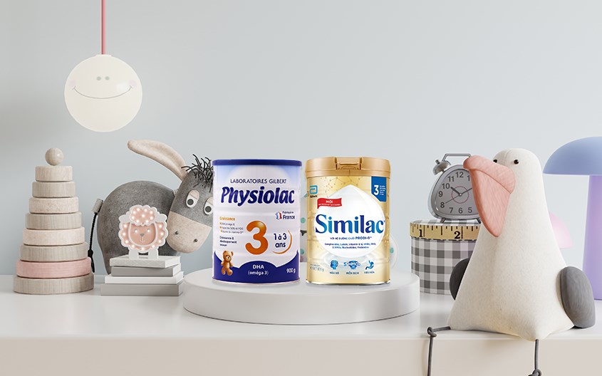 Nên mua sữa Similac HMO hay Physiolac cho bé?