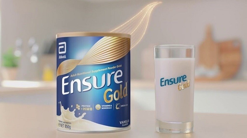 Sữa bột Ensure Gold hương vani 850g