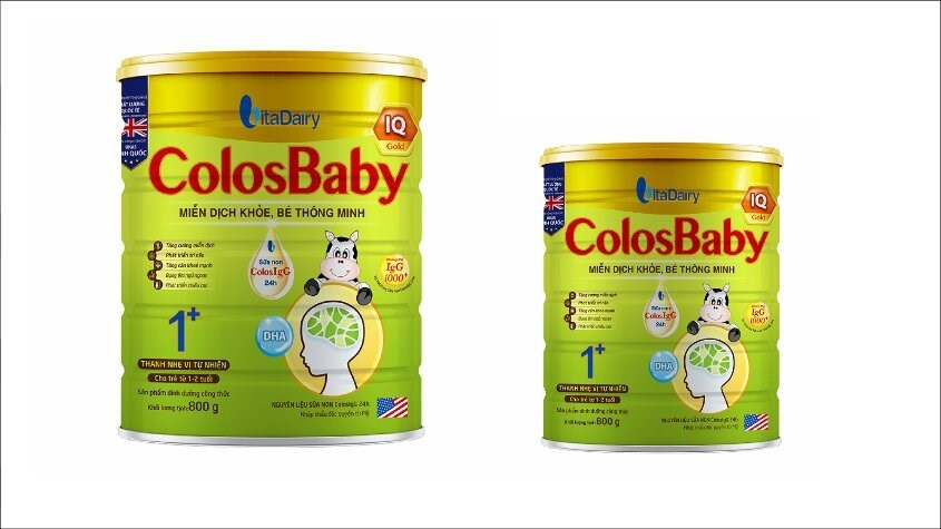 Sữa bột ColosBaby IQ Gold 1+ 800g (1 - 2 tuổi)