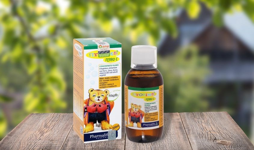 Siro Fitobimbi Ferro C bổ sung dinh dưỡng 200 ml chứa kẽm gluconat