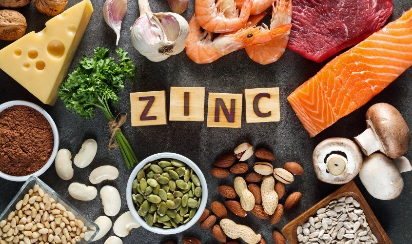 Nhiều loại thực phẩm có chứa kẽm
