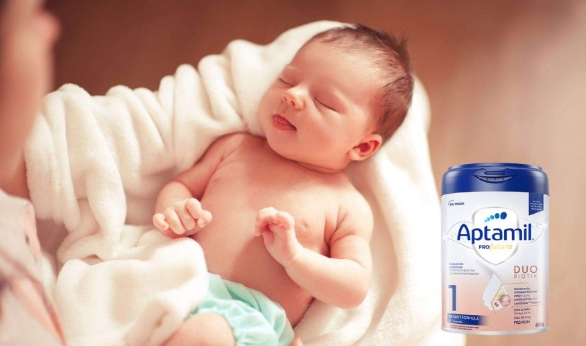 Sữa bột Aptamil Profutura Duobiotik số 1 vị nhạt thanh 800g (0 - 6 tháng)