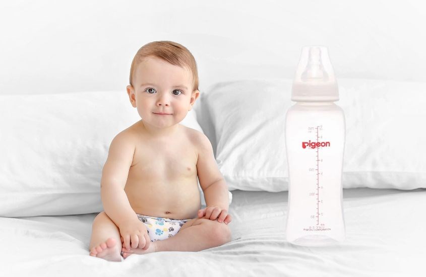 Bình sữa nhựa PP Pigeon Streamline cổ hẹp 150 ml (0 - 4 tháng) Bình sữa nhựa PP Pigeon Streamline cổ hẹp 150 ml (0 - 4 tháng)