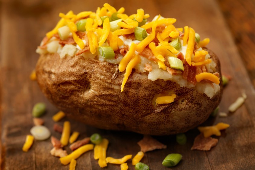 Thực phẩm giàu kali là khoai tây