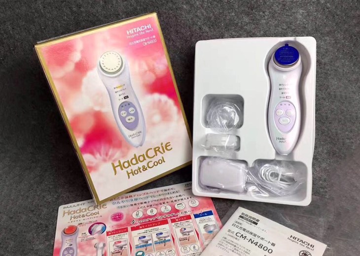 Máy massage mặt Hada Crie N4800 tích hợp 4 tính năng hiện đại cùng 3 mức độ điều chỉnh, phù hợp với tất cả loại da