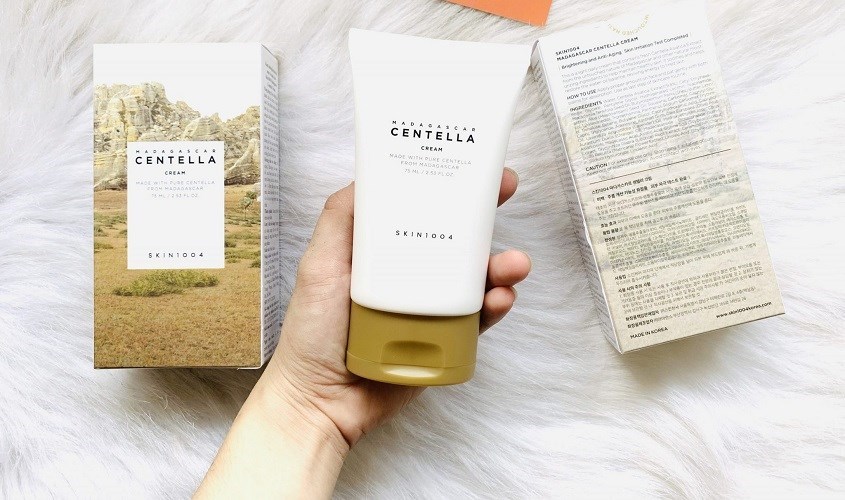 Kem dưỡng ẩm chiết xuất Rau Má Skin1004 Madagascar Centella Soothing 75 ml