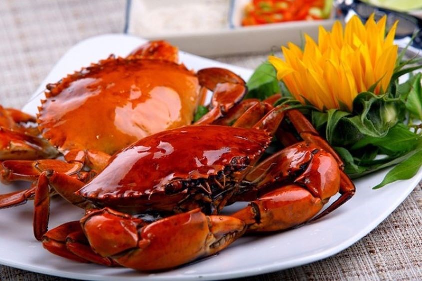 Bà bầu ăn cua giúp tăng hàm lượng canxi rất tốt hệ xương khớp Bà bầu ăn được cua không