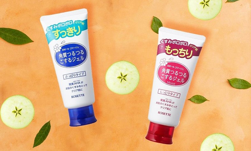 Tẩy tế bào chết Rosette có dạng tuýp đơn giản