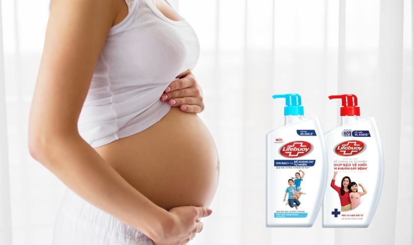 Mẹ bầu vẫn có thể dùng sữa tắm Lifebuoy được, nhưng nên hạn chế sử dụng