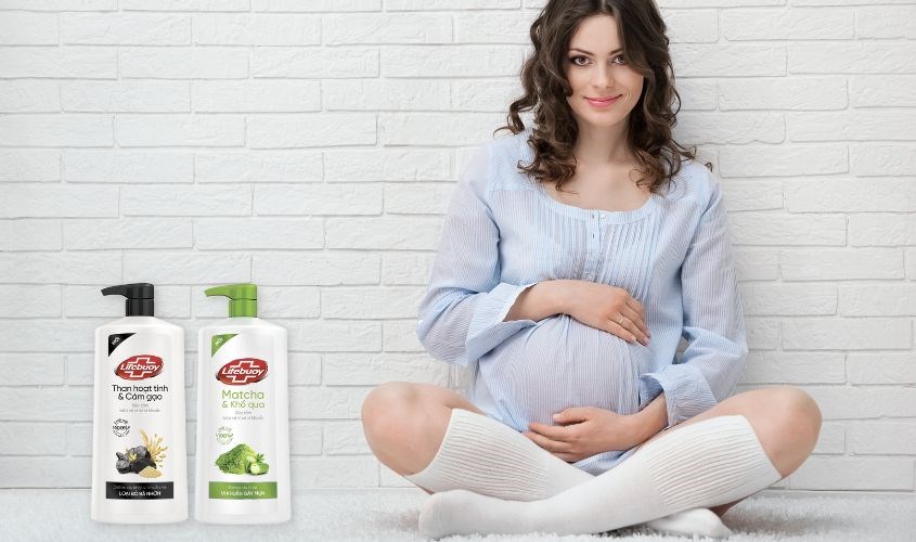 Sữa tắm Lifebuoy được chiết xuất từ thiên nhiên an toàn cho mẹ bầu