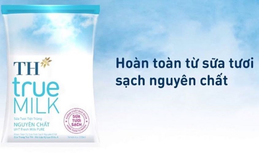 Sữa tươi TH true MILK không đường 220 ml