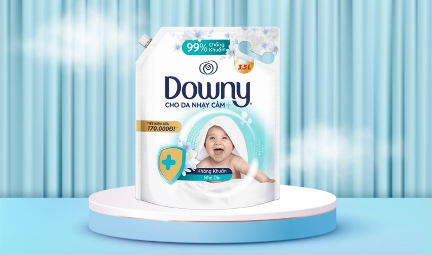 Túi nước xả Downy hương dịu nhẹ 3.5 lít