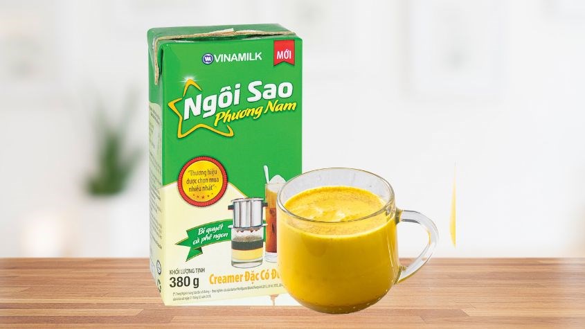 Sữa đặc Vinamilk Ngôi Sao Phương Nam xanh lá hộp 380g