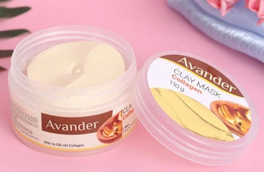 Mặt nạ đất sét Collagen dưỡng sáng, chống lão hoá Avander 110g
