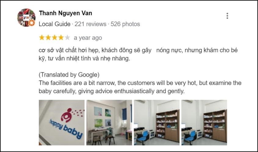 Cảm nhận về phòng khám bác sĩ Huyên Thảo