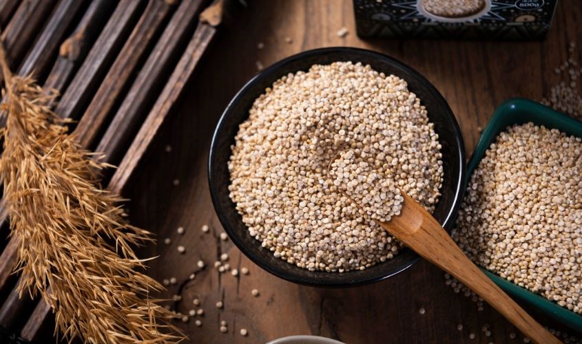 Hạt quinoa dễ ăn có vị thơm ngon