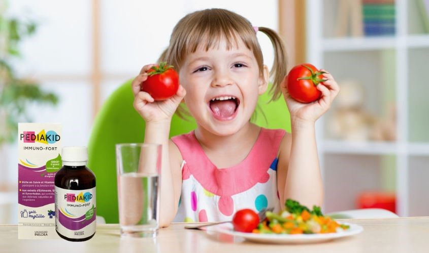 3 Siro Pediakid Immuno Fort hỗ trợ sức đề kháng 125 ml