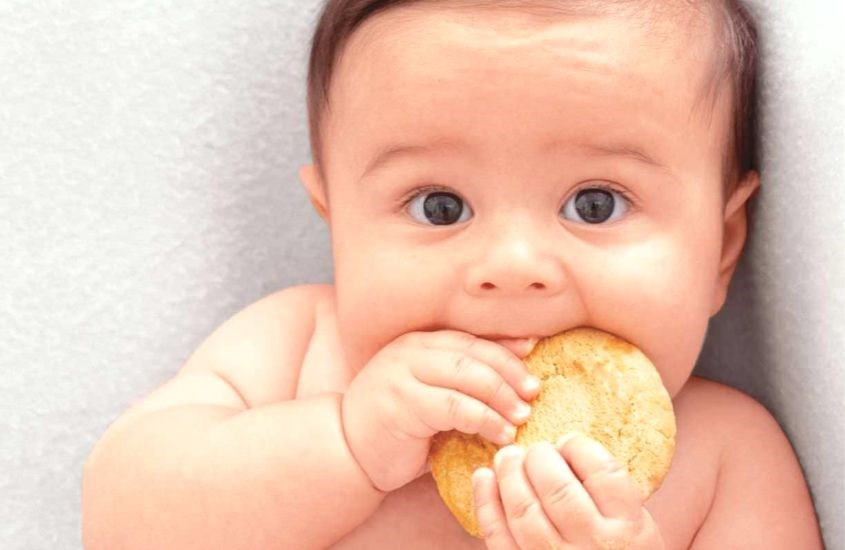 Sản phẩm vừa cung cấp nguồn dinh dưỡng và tập cho bé thói quen tiết nước bọt