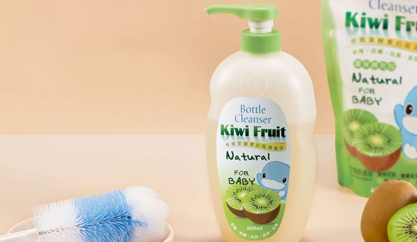 Nước rửa bình sữa KuKu KU1078 chai 800 ml hương kiwi