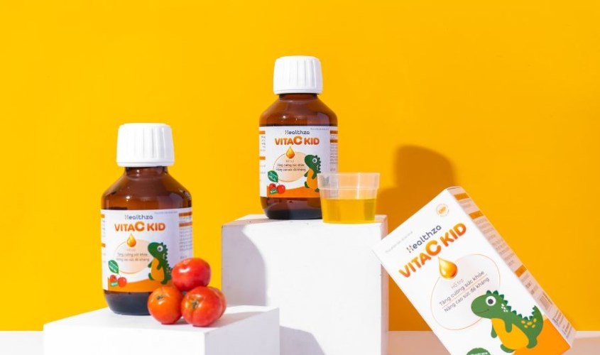Siro Healthza VitaC Kid giúp tăng cường sức đề kháng 90 ml (từ 2 tuổi)