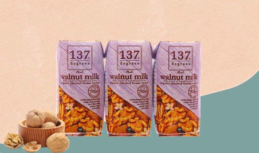 Lốc 3 hộp sữa hạt óc chó truyền thống 137 Degrees 180 ml Lốc 3 hộp sữa hạt óc chó truyền thống 137 Degrees 180 ml