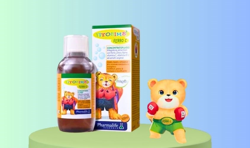 Siro Fitobimbi Ferro C bổ sung sắt, kẽm và vitamin C 200 ml Siro Fitobimbi Ferro C bổ sung sắt, kẽm và vitamin C 200 ml