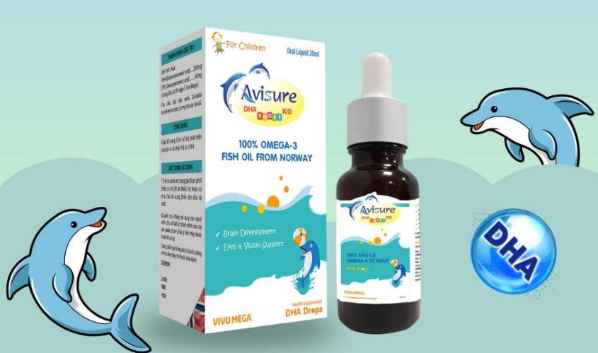 Siro Avisure DHA Smart Kid phát triển não bộ, thị lực 20 ml Siro Avisure DHA Smart Kid phát triển não bộ, thị lực 20 ml