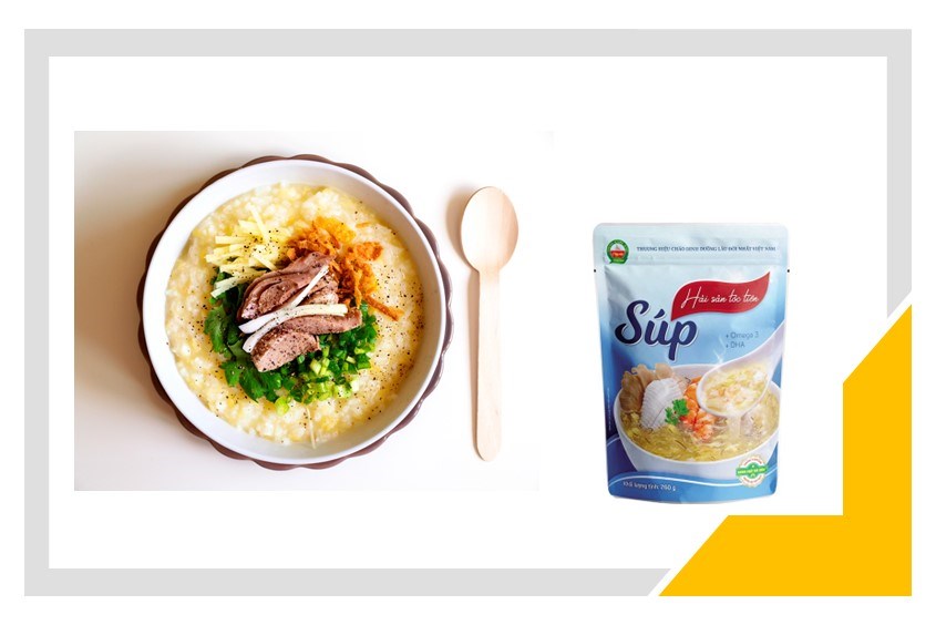 Súp Cây Thị vị hải sản (260g) cho bé 2 tuổi Súp rau củ hải sản cho bữa sáng của bé 2 tuổi