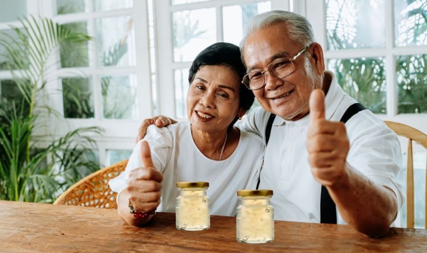 Uống yến nhân sâm ngăn ngừa đãng trí