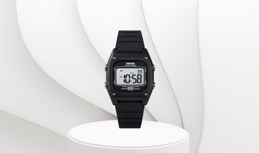 Đồng hồ trẻ em Skmei 37 x 37 mm chống nước 1614BK 