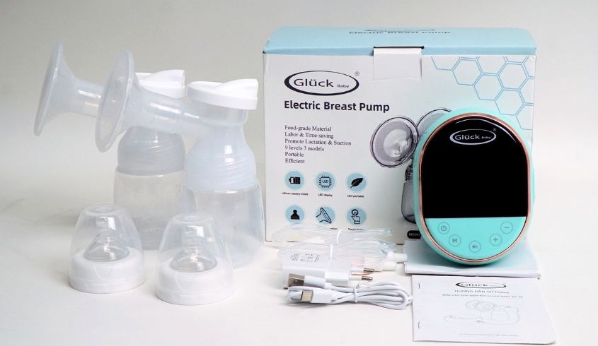 Máy hút sữa điện đôi Gluck GP39 - Màu ngẫu nhiên