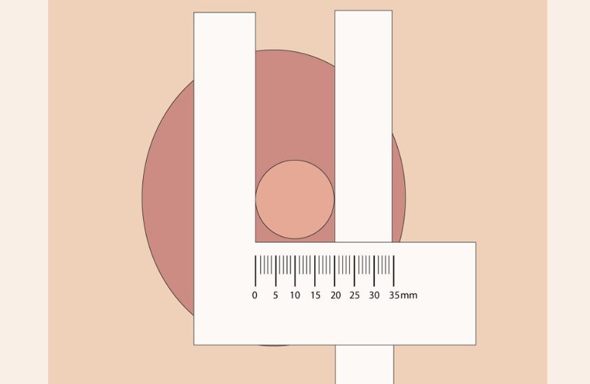 Dùng thước đo đường kinh của dầu ti 