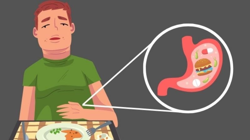 Trong giai đoạn đầu, ung thư dạ dày có thể xuất hiện khó tiêu